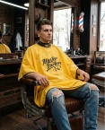 Парикмахерский пеньюар Nishman Master Barbers Cape Yellow