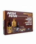 Подарочный набор для бороды Nishman Beard Gift Set