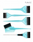 Набор кистей для окрашивания Flawle 5 Set