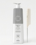 Шампунь Nishlady Touch of Silver 947 мл + расческа Flawle FL235 Beige