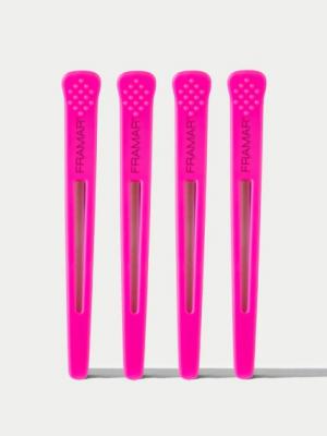 Зажимы для волос Framar Super Sectioners Clips Pink 4 шт.