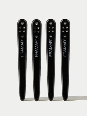 Зажимы для волос Framar Big Bite Clips Black 4 шт.