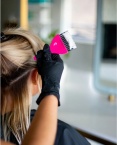 Кисть для окрашивания Framar Pin Tail Brush Pink