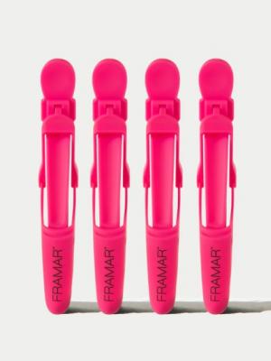 Зажимы для волос Framar Gator Grips Pink 4 шт.