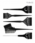 Набор кистей для окрашивания Flawle 5 Set