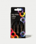 Зажимы для волос Framar Big Bite Clips Black 4 шт.