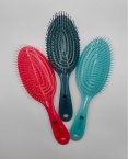 Расческа спиральная для волос Flawle Frosty Green 